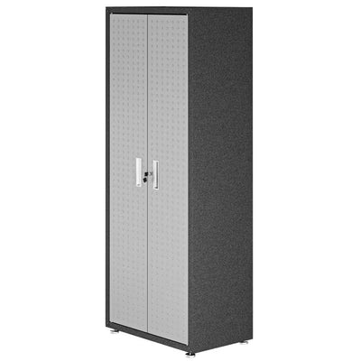 Fortress 30.3 In. W X 74.8 In. H X 18.2 In. D 4-Shelf Metal Freestanding Garage Cabinet in Grey