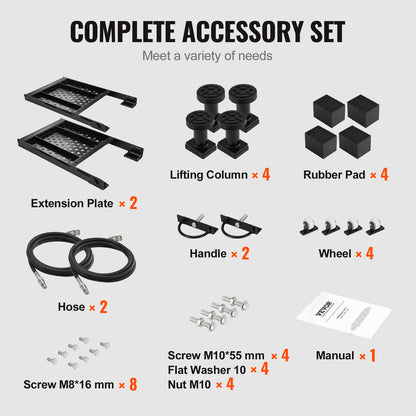 VEVOR Car Lift 5000/7000LBS Automatic Car Lift System Jack for Home Garage