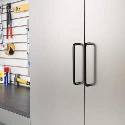 Asti Wood Wall Mounted Garage Cabinet in Gray (31.4 In. W X 78.7 In. H X 19.6 In. D)