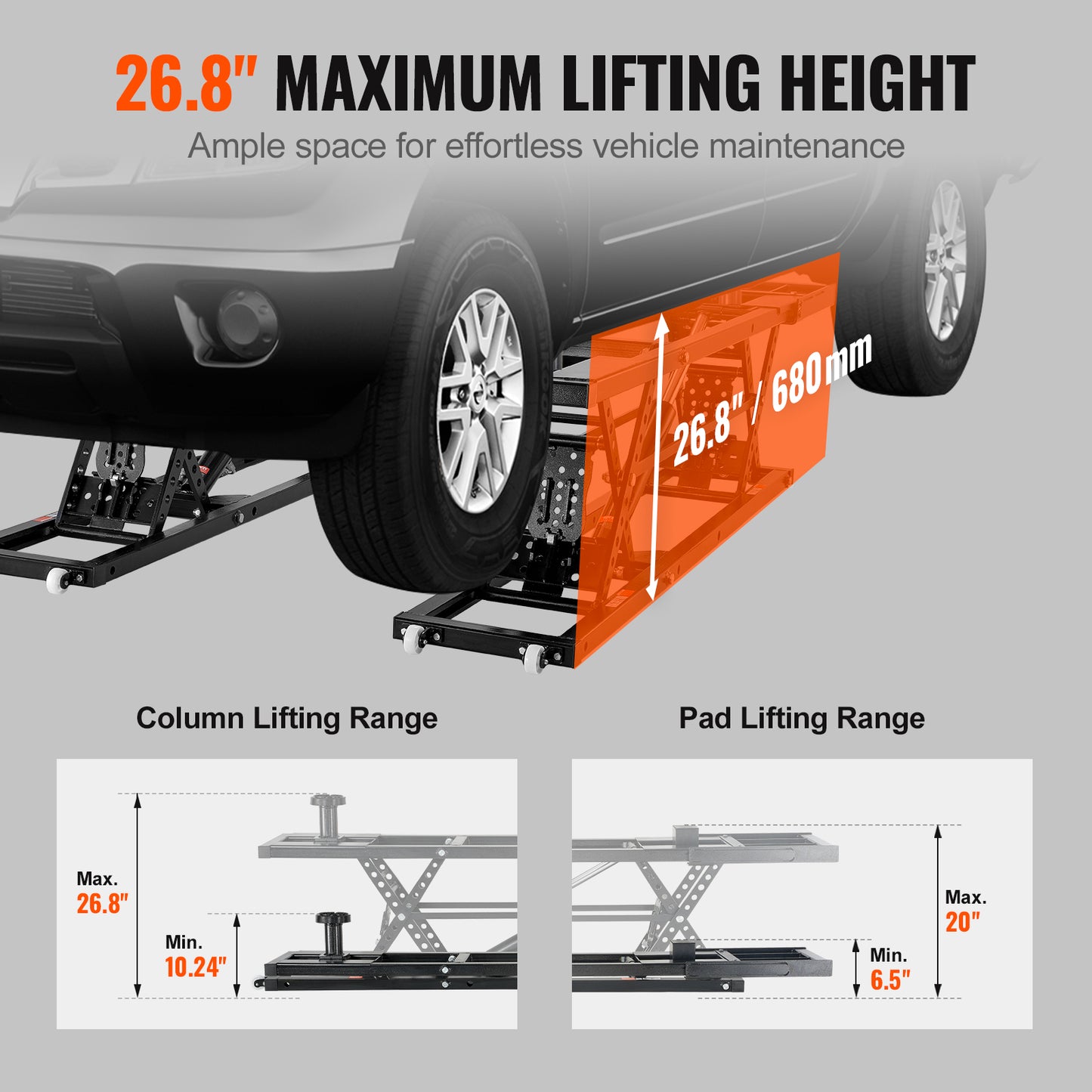 VEVOR Car Lift 5000/7000LBS Automatic Car Lift System Jack for Home Garage