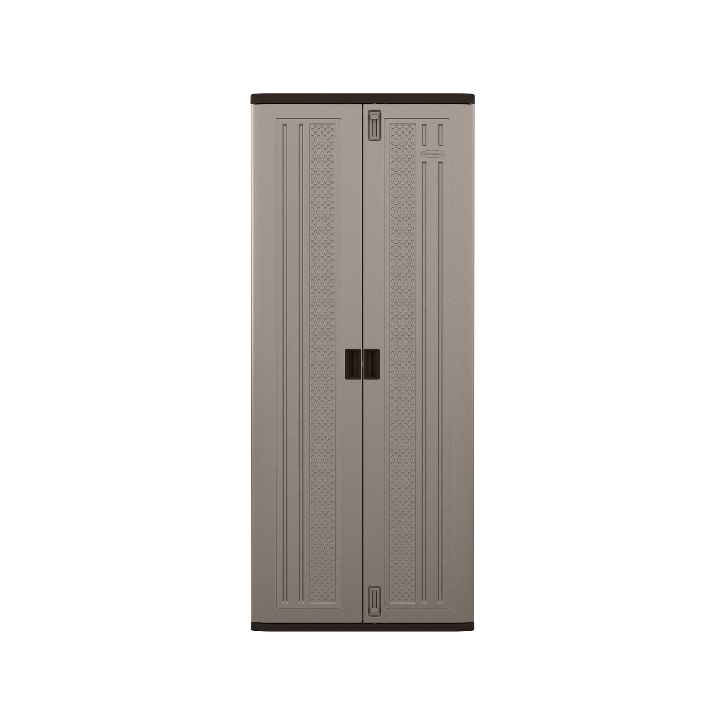 3-Shelf Resin Base Garage Cabinet Locker, Gray