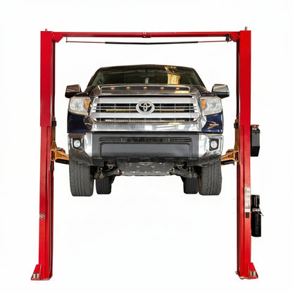 12000 Lbs Extra Height 167Inch 2 Post Lift Two Post Car Lift AK-M120 Auto Lift Car Lift Hoist 2 Post Car Lift (Extra Height, Red)