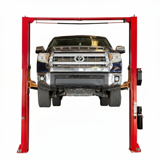 12000 Lbs Extra Height 167Inch 2 Post Lift Two Post Car Lift AK-M120 Auto Lift Car Lift Hoist 2 Post Car Lift (Extra Height, Red)